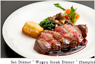 Set Dinner " Wagyu Steak Dinner " (Sample)